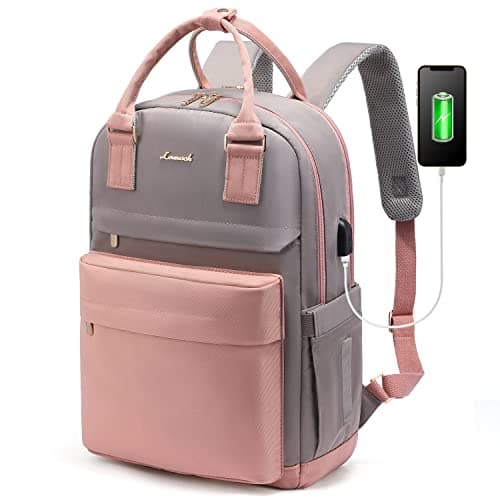 LOVEVOOK Laptop Backpack for Women 15.6 Inch Laptop Bag with USB Port, Fashion Waterproof Backpacks Teacher Nurse Stylish Travel Bags Vintage Daypacks Bookbag for College School Work - Image 1