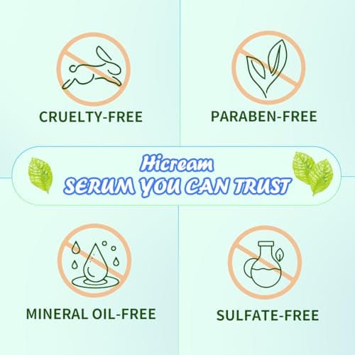 Hicream Face Serum Set - Vitamin C Serum, Hyaluronic Acid & Retinol with Hydrating, Brightening & Firming Skin, Anti-aging Skin Care Set for Women, Targets Fine Lines & Dark Spots, 1 Fl Oz (Pack of 3) - Thumbnail 4