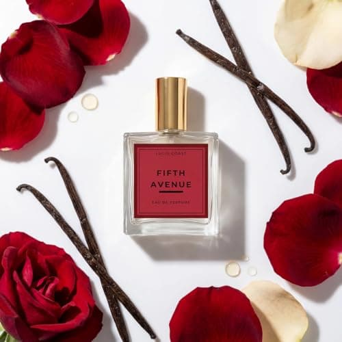 Lucid Coast Long-Lasting Perfume For Women & Men, Paraben Free, Vegan, Clean Ingredients, Unisex (Fifth Avenue - Inspired by Chane. No. 5) - Image 1