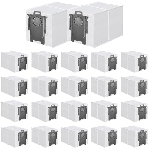 ApexOne 22 Packs Dust Bags for Roborock Saros 10/ 10R, Q Revo, Qrevo S/Slim, S8 MaxV Ultra, S8 Max Ultra, Qrevo MaxV/Pro/Curv/Curv S5X/ Edge/Edge S5A Robot Vacuum Cleaner, 3.2L Large Capacity - Image 1