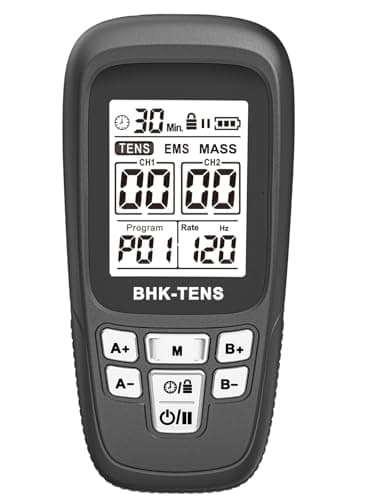 24 Modes TENS Unit Muscle Stimulator with 8 Electrode Pads, Professional 3-in-1 Electronic Pulse Massager with 2-150Hz Rate, 40 Levels, 90mins Timer, EMS TENS Machine for Pain Relief Therapy - Image 1