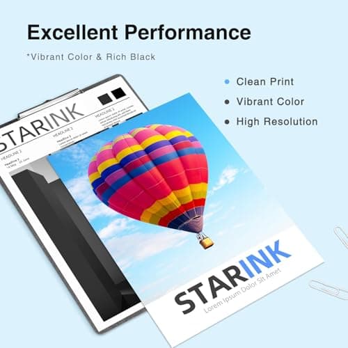 Starink LC404 MFC-J1205W LC404XL Ink Cartridges for Brother Printer 404XL LC 404 XL for MFC-J1205W MFC-J1215W MFC J1205W J1215W XL, LC404 4 Pack Black Cyan Magenta Yellow - Thumbnail 5
