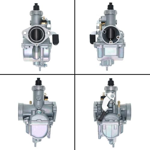 26mm VM22 Carburetor for Predator 212cc Honda GX160 GX200 196cc CT200U KT196 Moto Mini Bike and Go Kart 6.5HP Engine with 38mm Air Filter,Intake Manifold,Main Jets(Black) - Thumbnail 4