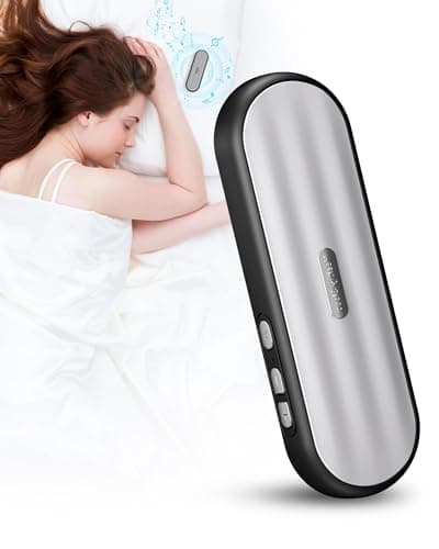 Under Pillow Bluetooth Speaker for Sleep: Private Bone Conduction Portable Speaker with White Noise - 20-Hour Battery Life for Soothing Sleep Sound (Black) - Image 1