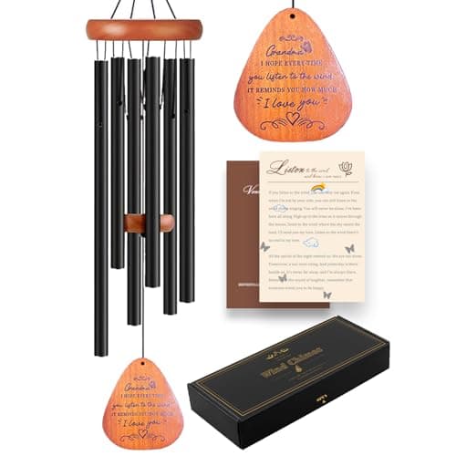 Grandma Gifts, 32" Wind Chimes Gifts for Grandma, Unique Grandmother Birthday Gift from Grandkids for Mothers Day Christmas - Image 1