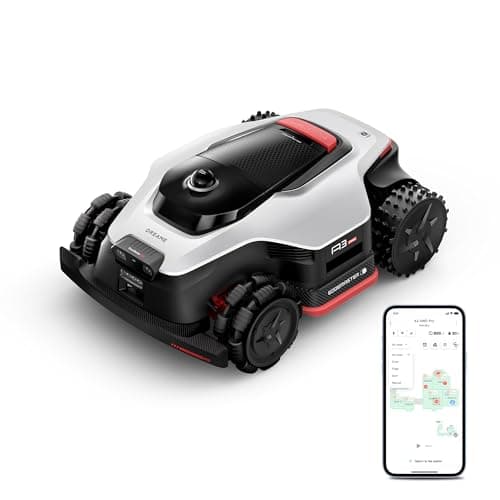 DREAME Robot Lawn Mower A3 AWD Pro Wire Free No RTK, 4WD for 38.7° Slopes Terrain, 360° LiDAR + Dual AI Vision Robotic Mowers,Dual-Disc Cutting 15.8" Width, Smart Zero-Edge, App Control for 0.87 Acre - Image 1