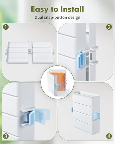 iCASA Soup Freezer Mold - 6 Cup Freezer Food Block Maker, Meal Prep Bag Container to Freeze Soups, Sauces, Leftovers and Bone Broth, Compatible with Quart, Gallon, Freezer Food Storage Bags - Large - Thumbnail 6