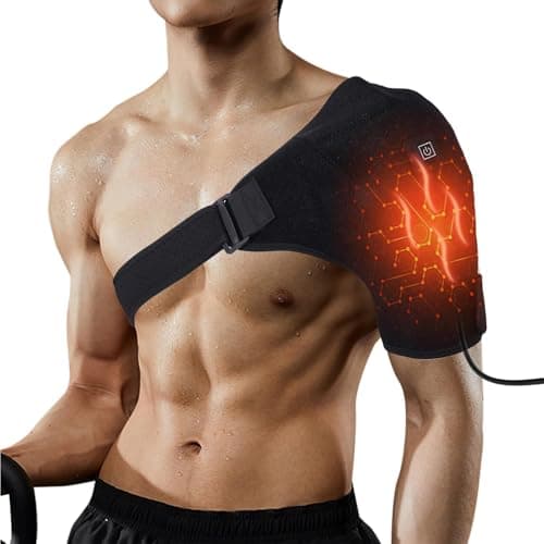 MOTAYU Shoulder-Heating-Pad-Heated-Wrap - 3 Heat Settings Heating Pad for Shoulder,Suitable for Relieving Muscle Pain,Tendonitis Periarthritis