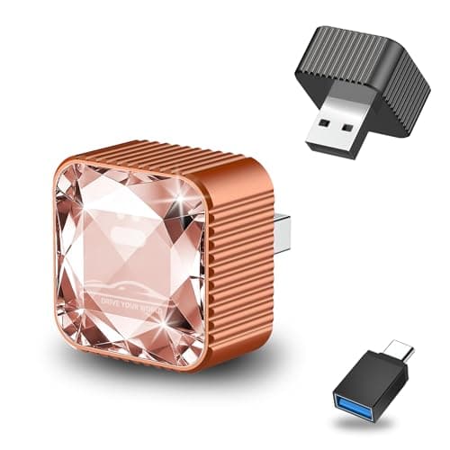 2026 Wireless CarPlay Adapter for iPhone, Premium Glass Finish Design, 5s Auto-Connect, Mini Wireless CarPlay Dongle Compatible with Apple CarPlay, Plug & Play for Factory Wired Cars, Low Latency - Image 1