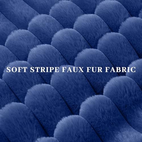 HABUTWAY Convertible Folding Sofa Bed Couch,3 in 1 Pull Out Couch Bed,Loveseat Sleeper Sofa Bed,Boneless Couches with Pillows for Living Room Bedroom, Blue - Thumbnail 6