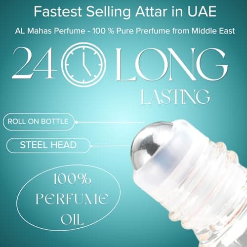 AL MAHAS Oud Wood – 15 ML Roll-On Perfume Oil for Men Perfumes | Smoky & Woody Fragrance with Oud, Sandalwood, Vetiver & Amber | Alcohol-Free by ALMAHAS - Thumbnail 5