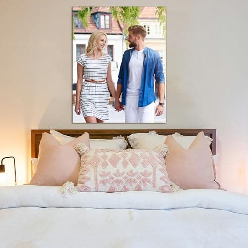 WayToLight Custom Canvas Prints with Your Photos,Personalized Wedding, Family & Couple Canvas Wall Art for Living Room Home Decor (11" X 14") - Thumbnail 5
