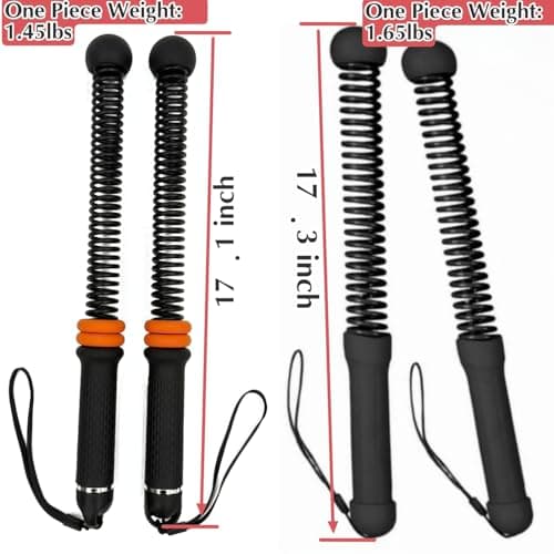 MUYIWEIDEN Ropelss Battle Ropes,Cordless Workout Rope for Home Gym, Portable Arm Exerciser Rope for Strength Building, HIIT and Low-Impact Aerobic Training for Women&Men (Black) - Thumbnail 5