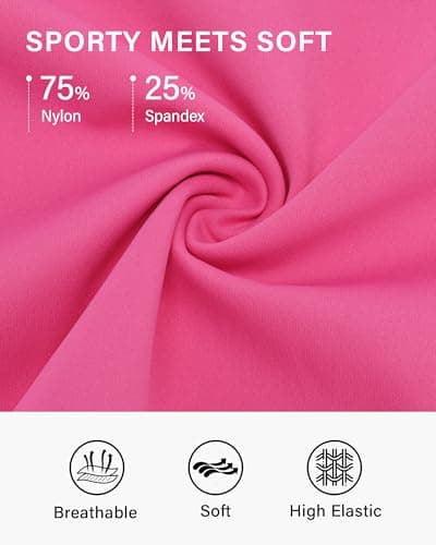 Stelle Women Skort High Waisted Tennis Skirt with Pockets Mini A Line Casual Skirts for Athletic Golf (Dreamhouse Pink,M) - Thumbnail 4