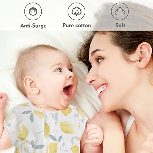 ANYEDDE Baby Swaddles Sleep Sacks 3-6 Months - Baby Transitional Swaddles Sack, Arms Up Swaddle for Newborns, Infants Bag with 2-Way Zipper, Newborn Essentials - Thumbnail 2