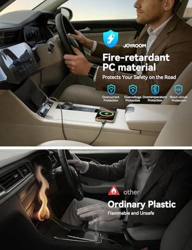 JOYROOM 175W Car Charger USB C Fast Charge 3-Port Cigarette Lighter Charger - Thumbnail 6