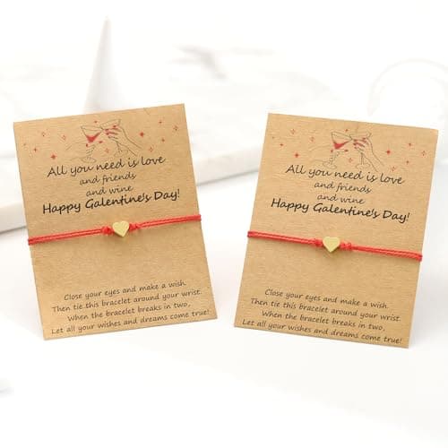 BAYLAY 3 PCS Galentines Gifts Heart Bracelet - 18K Gold Plated Heart Bracelet Galentines Day Gifts Galentines Bracelets Galentines Gifts for Women Friend - Thumbnail 6