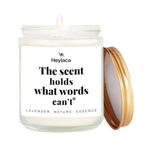 Sympathy Gifts for Loss of Loved One, Memorial Gifts - Lavender Scented Soy Wax Candle - Memorial Candle for Grief Bereavement, Grief, Condolence Candle