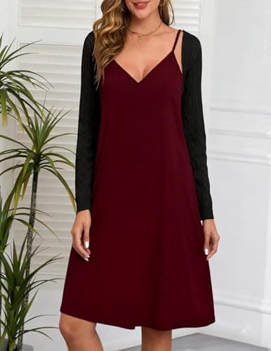 VIAURBE Women's Cardigan Long Sleeve Bolero Shrugs for Evening Dress Lightweight Cropped Open Front Casual Knit Tops Black 2XL - Thumbnail 4