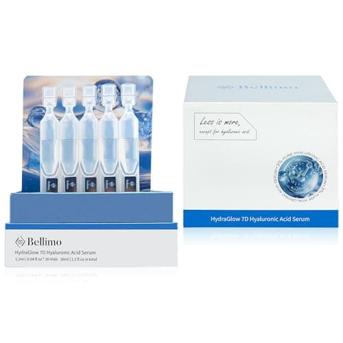 Ultra Hydrating Serum, 7D Deep Dive 3% Hyaluronic Acid Serum with 72-Hour Multi-Layer Lock and Recyclable Vials, Only HA + Solvent, Suitable for All Skin Types, 1.2ml x 30 - Image 1