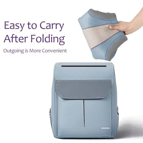 JOYNCLEON Ergonomic Baby Carrier with Adjustable Strap,4-in-1 Newborn to Toddler Carrier,Breathable Mesh Baby Carrier for Summer,Compact for Travel & Outdoor Adventures,Ideal for Infants 0-3 Years - Thumbnail 6