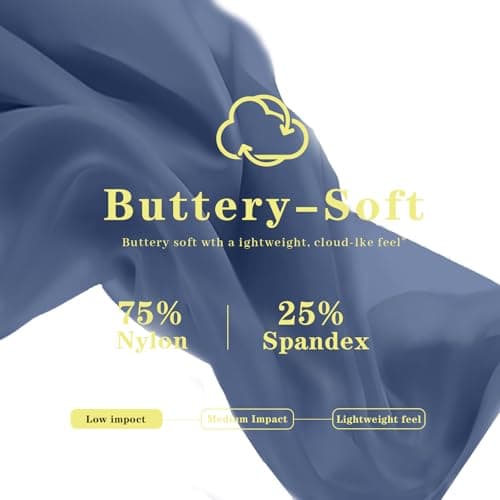 AMLEER Women's V Waist Side Split Wide Leg Yoga Leggings - High Waisted Crossover Stretchy Workout Flare Yoga Pants（Pigeon Feather, Small Grayish Blue - Thumbnail 6