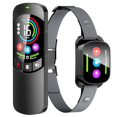 Canivix Dog Shock Collar with Remote Control, 3300FT Dog Training Collar with Beep/Vibration/Shock, Security Lock, IPX8 Waterproof Ecollar Rechargeable for Small Medium Large Dogs - Image 1