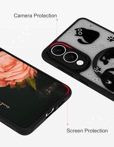 Aitipy Compatible with MagSafe Case for Samsung Galaxy S24 Plus, Cute Black Cheetah Aesthetic Pattern Magnetic Design Phone Case, Soft TPU Protective Phone Cover for Women Girls-Leopard Print - Thumbnail 6