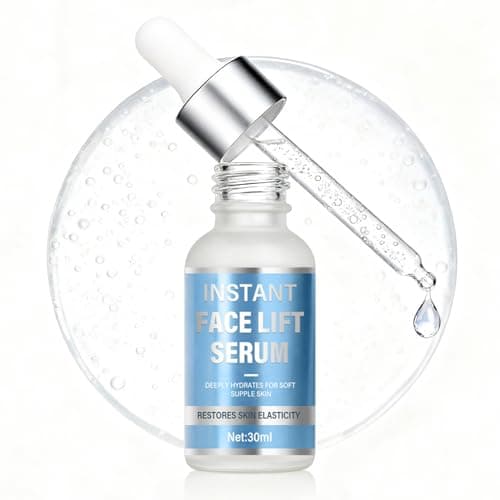 Instant Face Lift Serum - Advanced Firming & Skin Tightening Treatment for Face & Neck - Visibly Smooths Fine Lines, Wrinkles & Sagging Skin - Fast-Absorbing, Non-Greasy Formula - 1 Fl Oz - Image 1