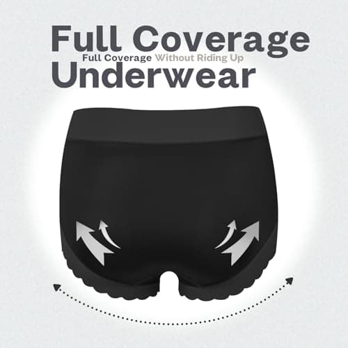 Tuvuye Silk Panties Pack Satin UnderWear for Women, High Waist Cheeky No Show Silky Smooth Ice Bikini Panties Standard & Plus Size - Thumbnail 4