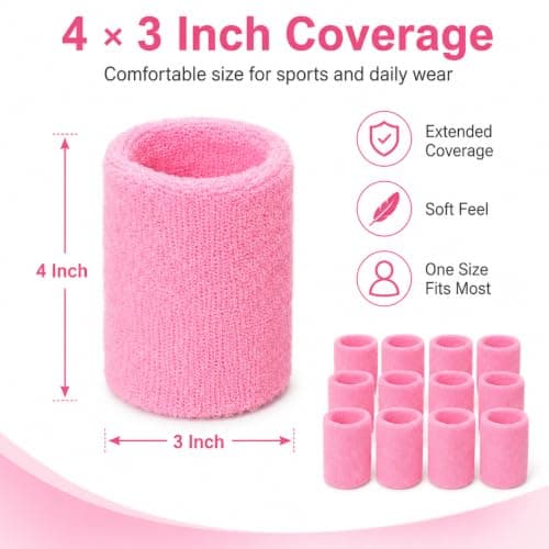 Zaptex Football Soccer Elastic Captain Armband Basketball Adjustable Player Bands (Pink) - Thumbnail 2