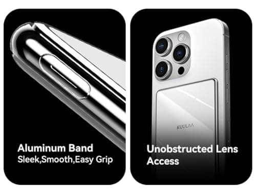 Kuulaa Magnetic Power Bank 5000mAh 0.27'' Ultra Slim Portable Charger Magsafe Battery Pack for iPhone Air/16 Pro Max/15/14/13/12 Mini, White - Thumbnail 4