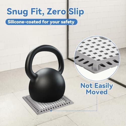 2Pcs Shower Drain Hair Catcher, 4.72" Shower Drain Cover, All-in-One Universal Sink & Shower Drain Strainer, Easy Installation, Stainless Steel and Silicone Bathroom Accessories for Tub, Bathtub - Thumbnail 4