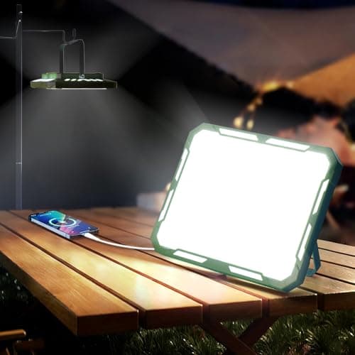 UMLAEN Camping Lantern Rechargeable Camping Lights 60W,3000LM, 6 Modes, Waterproof Camping Essentials with 5 Magnetic Bases, for Emergency, Power Outages, Tent, Hiking, Car Repair, Fishing - Image 1