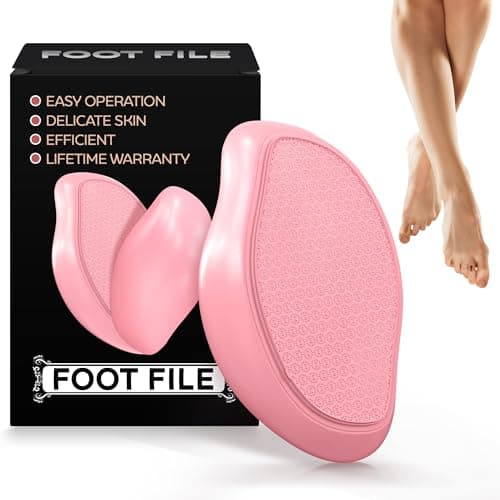 Nano Glass Foot File – 4.6" Glass Foot Callus Remover, Ergonomic Heel Scraper for Cracked Heels, Scratch-Resistant & Non-Wearing – Moisture-Resistant & Gentle Cleansing, Designed for Wet or Dry Use - Image 1