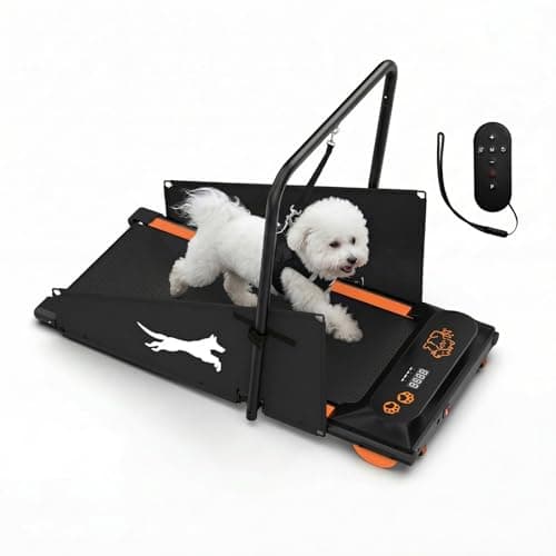 Lastforever Dog Treadmill for Small & Medium Dogs, Quiet 2.5HP Motor, Remote Control, LED Display, Indoor Pet Exercise Treadmill with Safety Leash (Small/Medium/4MPH) - Image 1