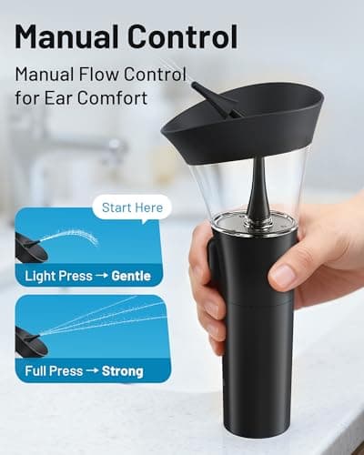 Yumika Ear Wax Removal Kit – Manual Ear Cleaner with Powerful Water Flow for Deep Clean & Soft Silicone Tip - Thumbnail 4