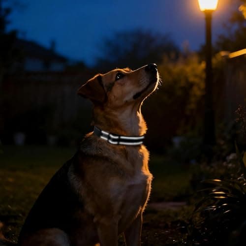 Custom Nylon Reflective Dog Collar, Personalized Embroidered Dog Collar with Name and Phone Number, Upgraded D-Shaped Leather Ring, 4 Adjustable Sizes - for Boy, Girl Dogs (Embroidery) - Thumbnail 6