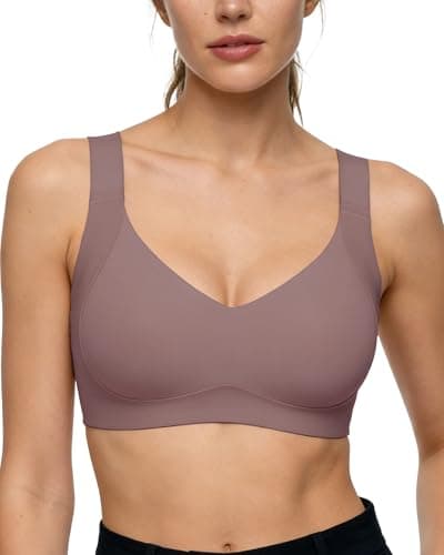 Gailife Womens Wireless Jelly Lift Bra Seamless Push Up Bra No Underwire Soft Full Coverage T-Shirt Bralettes Everyday Bras, Grey, XXL - Image 1