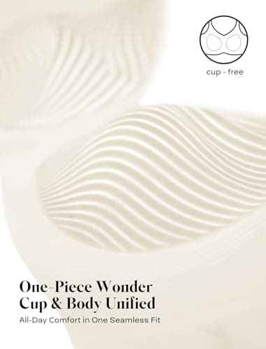 COMFELIE Seamless Wireless Bra for Women No Wire Underarm & Back Smoothing One-Piece T-Shirt Bra White - Thumbnail 4