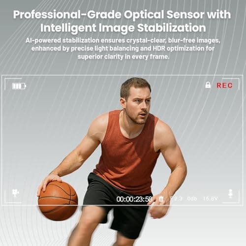 Aspect Living AI Smart Glasses with 8MP Camera, 1080P Video Recording, Real-Time Voice Translator, Open-Ear Audio, Bluetooth & Voice Assistant, Wearable Camera Glasses for Travel, Sports, Meetings - Thumbnail 5