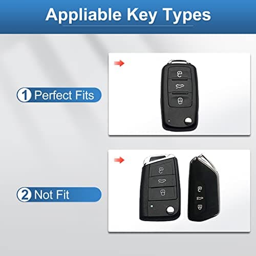 RUABIBAN Key Fob Cover Compatible with Kia, Soft TPU Key Case Protection Shell Fit for Sedona Rio Optima Soul Sportage Sorento Carens Flip Key - Thumbnail 2