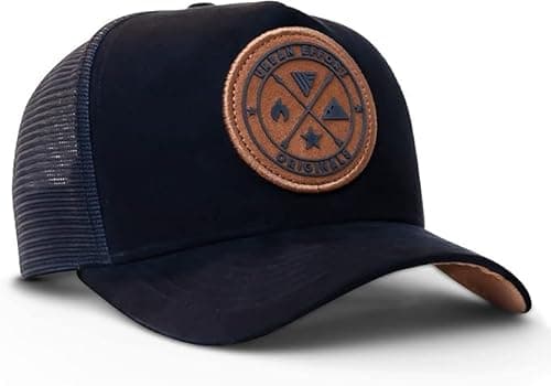 Urban Effort Mesh Trucker Hat,Men and Womens Trucker Hats with Adjustable Strap,Baseball Snapback Closure for Mountaining,Hunting&Hiking (Black) - Image 1