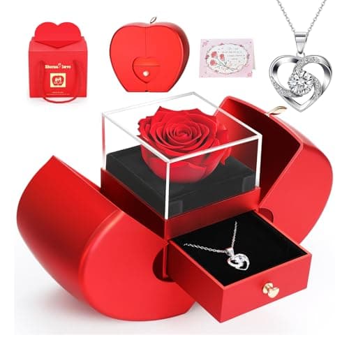 SKTJDL Preserved Rose Gifts - Eternal Flowers Rose Women Birthday Gifts for Her Wife Girlfriend Mom Grandma-Valentines Christmas Anniversary Mother day gift - Image 1