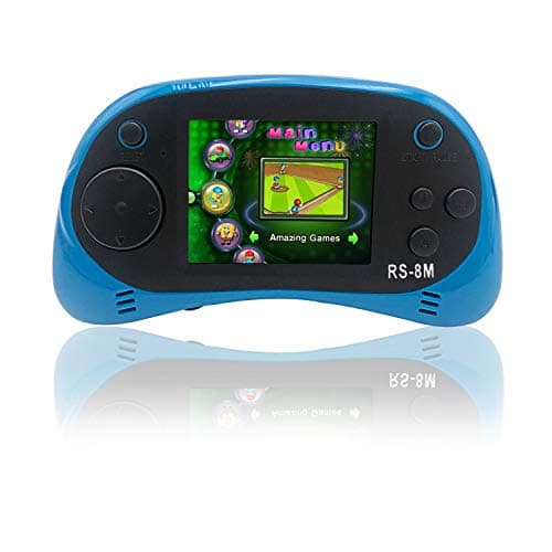 EASEGMER 16 Bit Kids Handheld Games Built-in 220 HD Video Games, 2.5 Inch Portable Game Player with Headphones - Best Travel Electronic Toys for Kids Age 3-10 Years Old Children (Blue) - Thumbnail 6