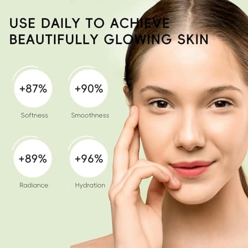 QUIYUM Fruit Skincare for Teens, 5 Daily Routine Beauty Skin Care Sets - Exfoliating, Smooth, Clean, Oil Control, Firm, Hydrating, Glow Up, Facial Skincare Gift Set for Girls Women, for All Skin Types - Thumbnail 4