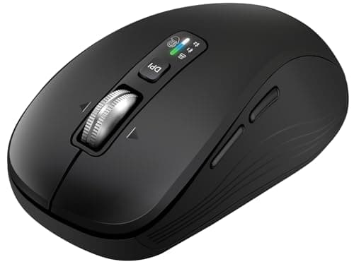 CITLLA Full-Size Silent Wireless Mouse, 2 Bluetooth + 1 USB Multi-Mode, 4-Way Scrolling, Adjustable DPI, Side Buttons, Long Battery Life, Compatible with Laptop/Tablet/MacBook/iPad - Image 1