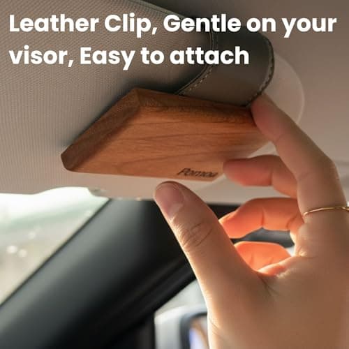 POMOA Alder Wood Car Freshener 3-Pack, Sun Visor Clips Included - Thumbnail 2