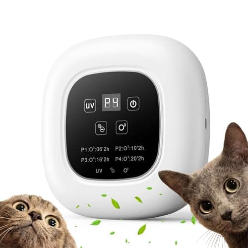 Air Purifier Ozone & Negative Ion 99% Odor Eliminator for Pet,Cat Litter Deodorizer,Dog Poop Odor Removal | Plug-In Air Ionizer Ozone Generator Air Purifier for Home, Pets, Cars,Bedroom-White - Image 1
