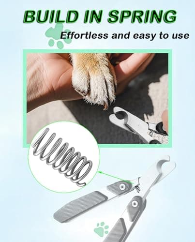 HEYCROWN Dog Nail Clippers with Foldable Design Cat Nail Trimmer - Thumbnail 5